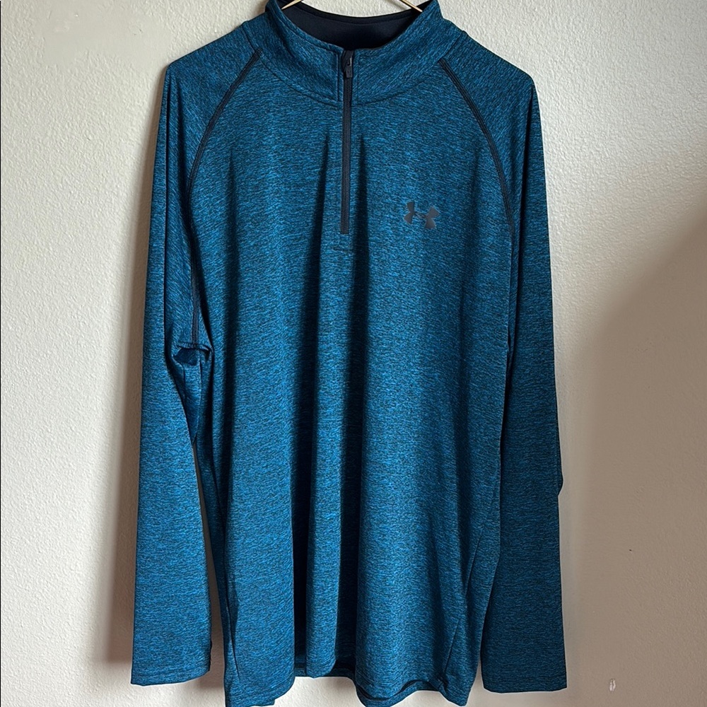 Under Armour Teal Quarter-Zip Pullover